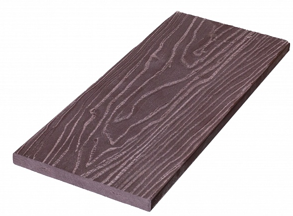 Планкен дпк полнотелый с 3D тиснением дерева  Венге